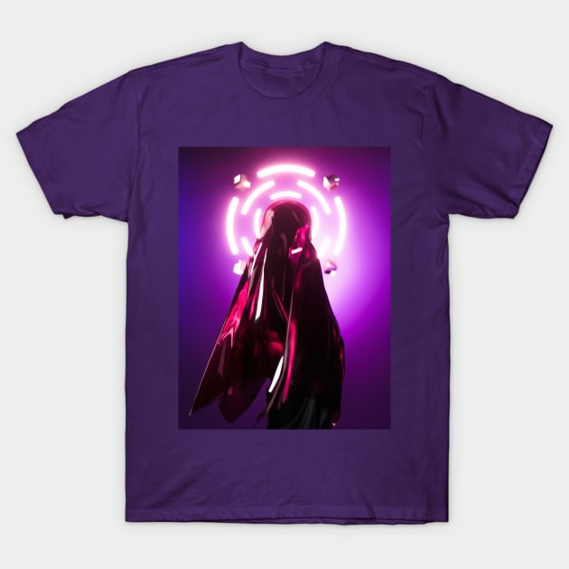 Neon Ghost T-Shirt by Egor Litvinov